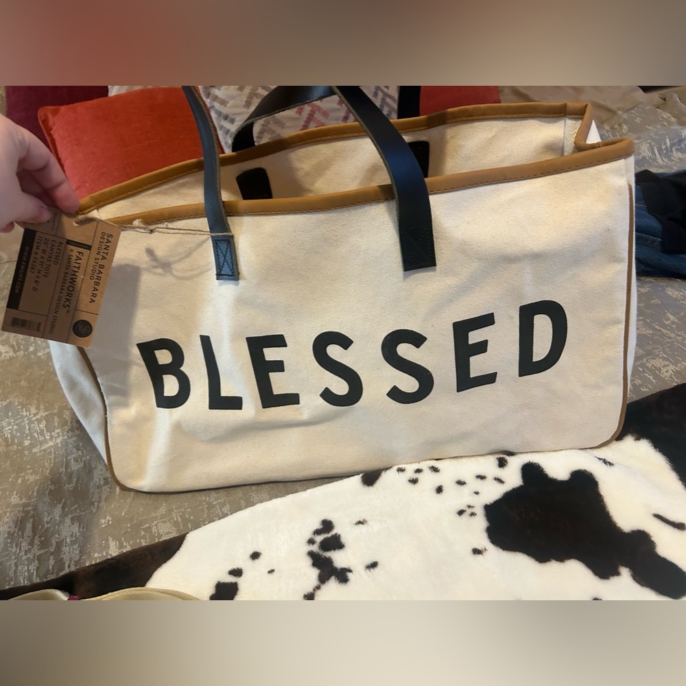 Blessed bag large tote $20